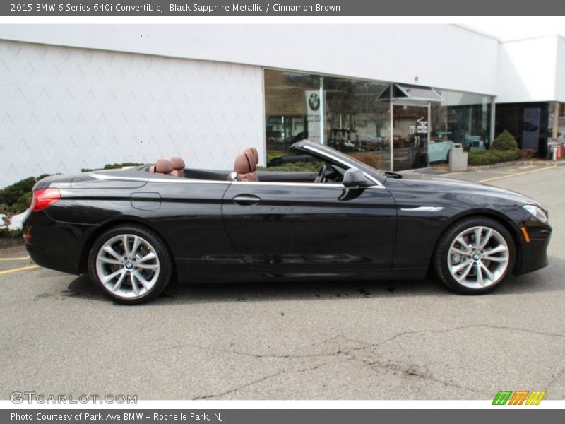  2015 6 Series 640i Convertible Black Sapphire Metallic