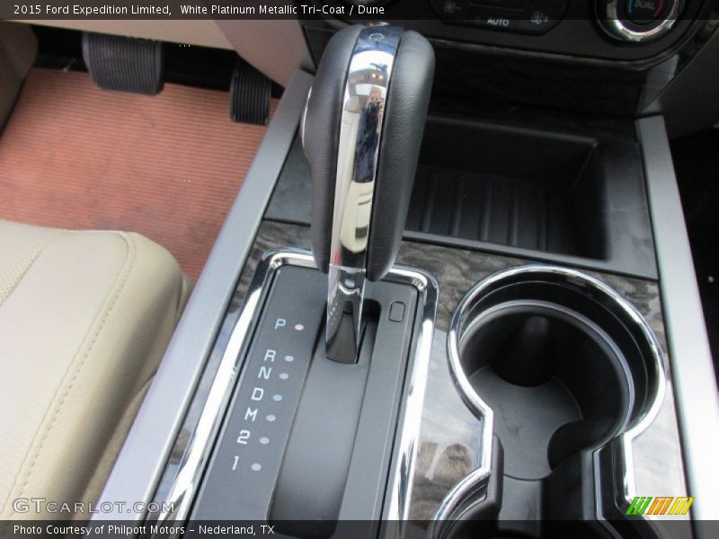 White Platinum Metallic Tri-Coat / Dune 2015 Ford Expedition Limited