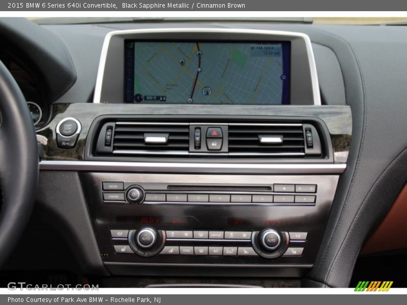 Controls of 2015 6 Series 640i Convertible