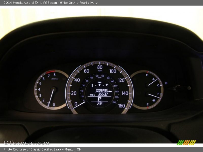 White Orchid Pearl / Ivory 2014 Honda Accord EX-L V6 Sedan