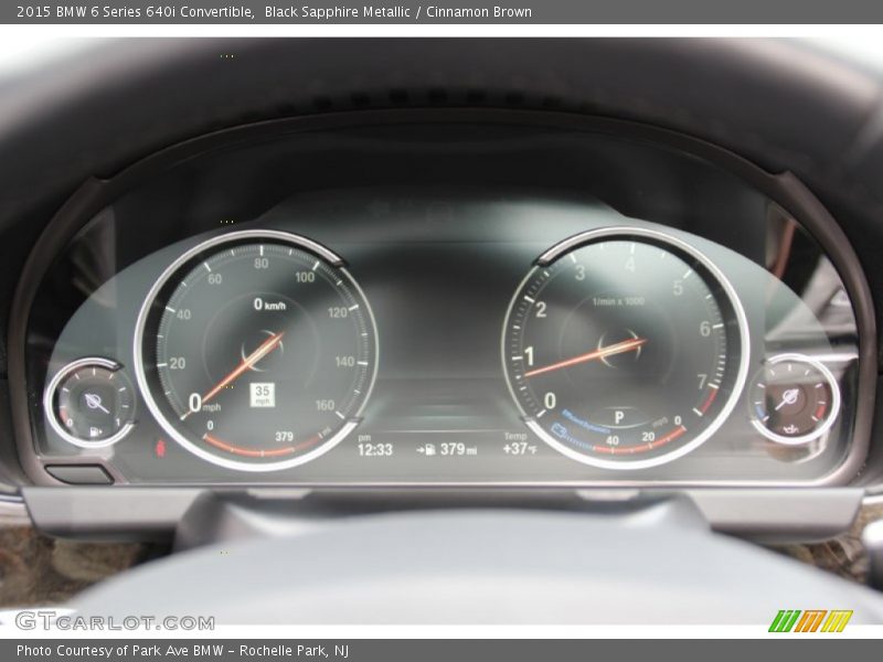  2015 6 Series 640i Convertible 640i Convertible Gauges