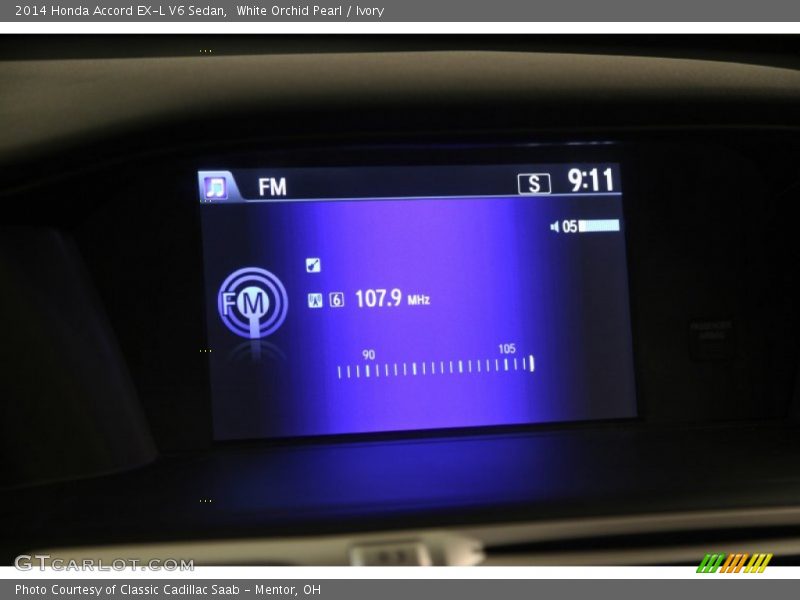 White Orchid Pearl / Ivory 2014 Honda Accord EX-L V6 Sedan