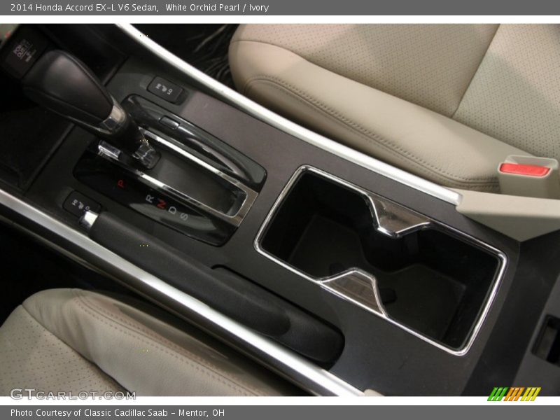 White Orchid Pearl / Ivory 2014 Honda Accord EX-L V6 Sedan