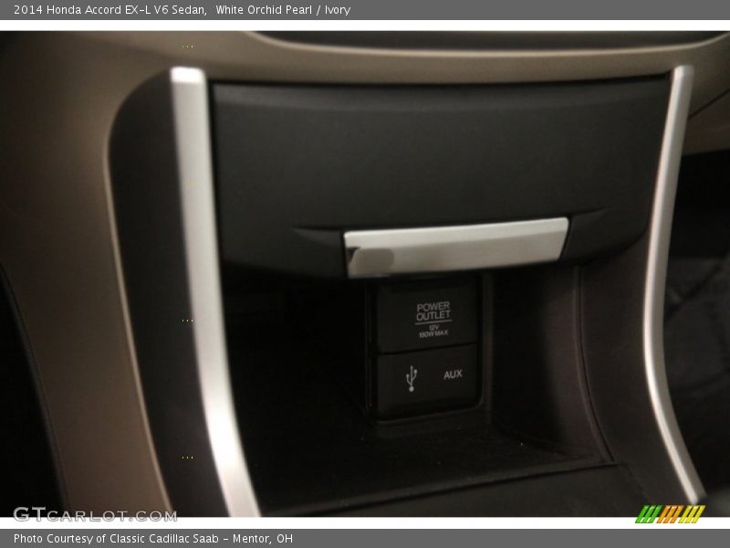 White Orchid Pearl / Ivory 2014 Honda Accord EX-L V6 Sedan