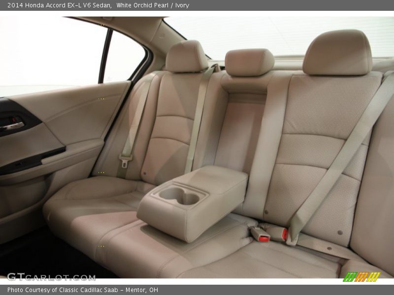 White Orchid Pearl / Ivory 2014 Honda Accord EX-L V6 Sedan