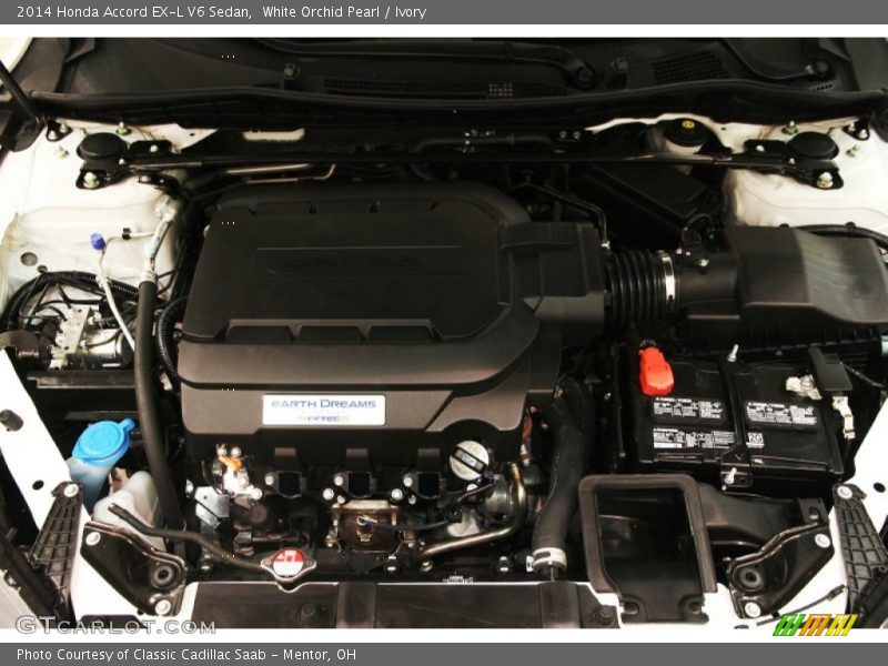 White Orchid Pearl / Ivory 2014 Honda Accord EX-L V6 Sedan