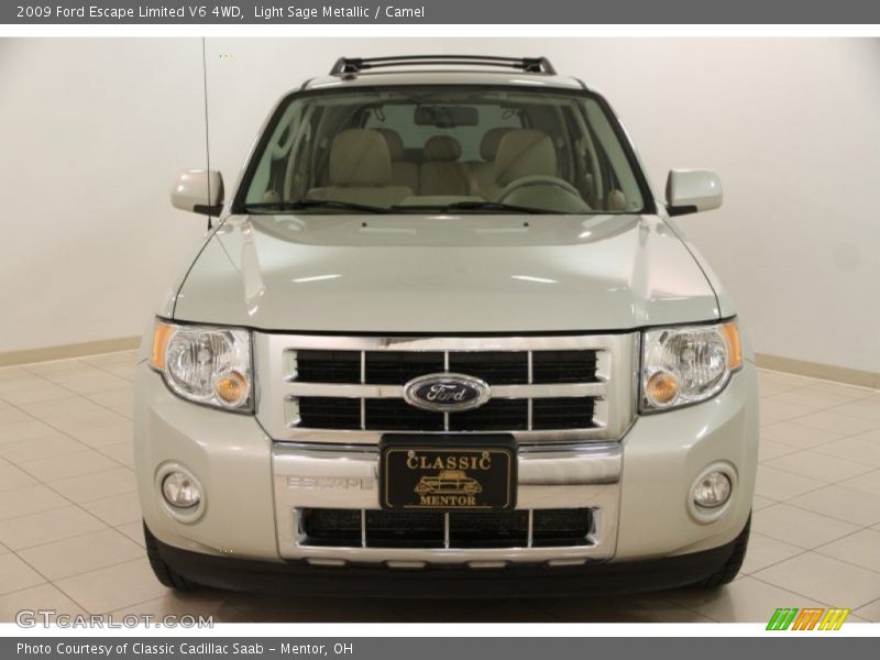 Light Sage Metallic / Camel 2009 Ford Escape Limited V6 4WD