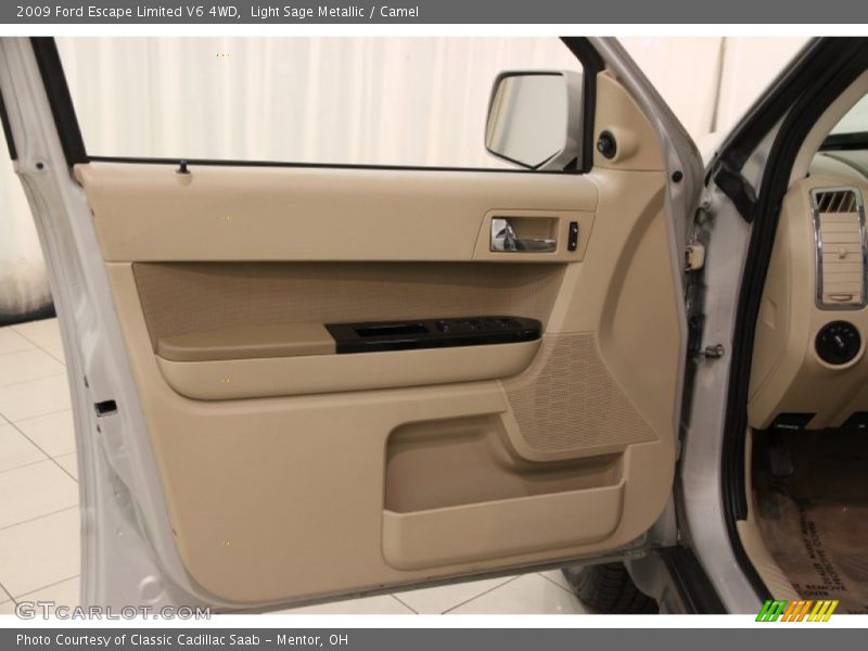 Light Sage Metallic / Camel 2009 Ford Escape Limited V6 4WD