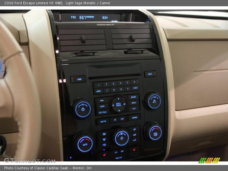 Light Sage Metallic / Camel 2009 Ford Escape Limited V6 4WD