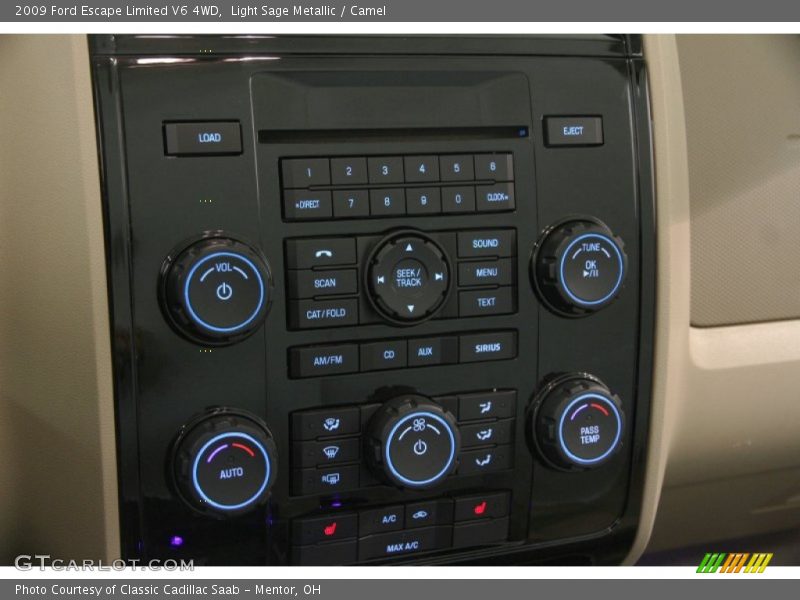 Controls of 2009 Escape Limited V6 4WD