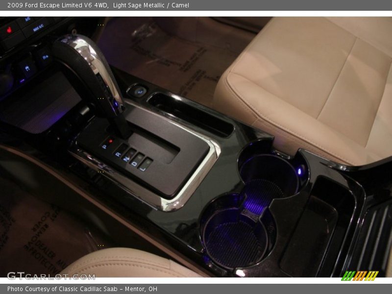 Light Sage Metallic / Camel 2009 Ford Escape Limited V6 4WD