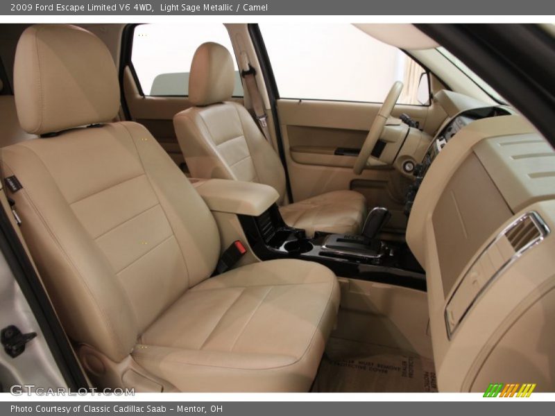 Light Sage Metallic / Camel 2009 Ford Escape Limited V6 4WD