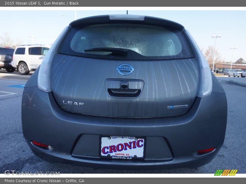 Gun Metallic / Black 2015 Nissan LEAF S
