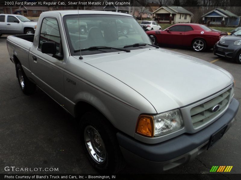 Silver Frost Metallic / Dark Graphite 2003 Ford Ranger XL Regular Cab