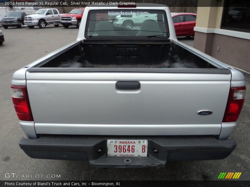 Silver Frost Metallic / Dark Graphite 2003 Ford Ranger XL Regular Cab