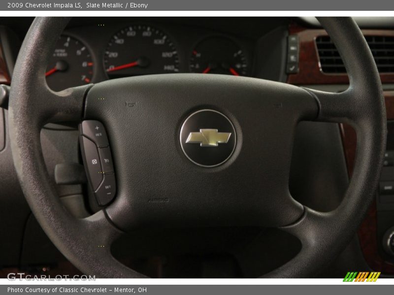 Slate Metallic / Ebony 2009 Chevrolet Impala LS