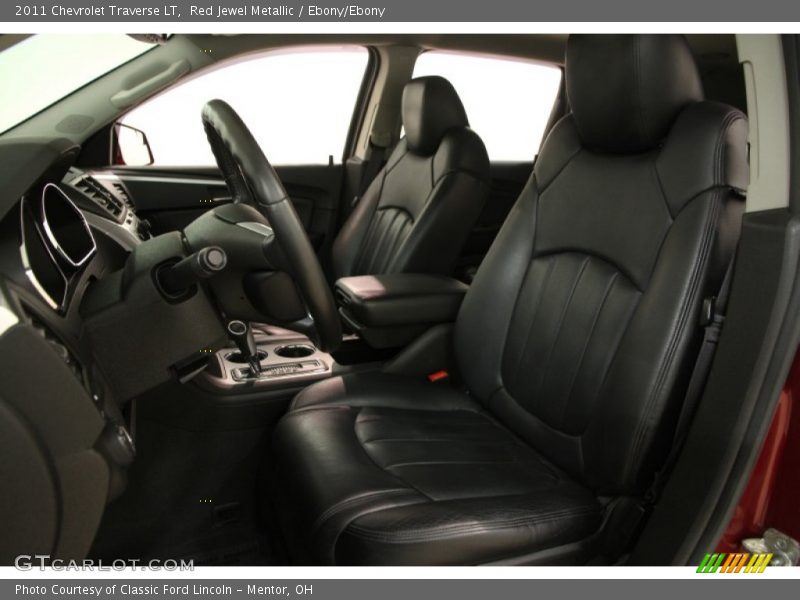 Red Jewel Metallic / Ebony/Ebony 2011 Chevrolet Traverse LT
