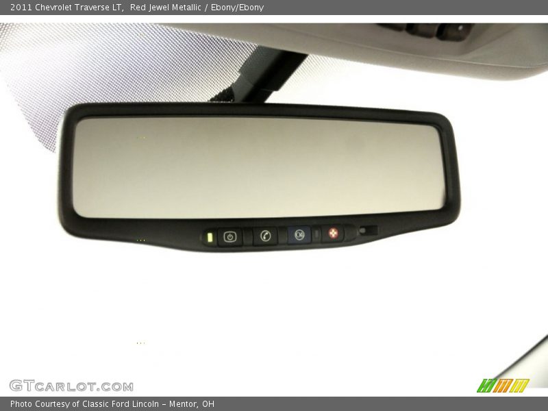 Red Jewel Metallic / Ebony/Ebony 2011 Chevrolet Traverse LT