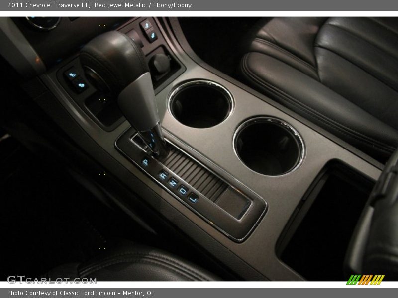Red Jewel Metallic / Ebony/Ebony 2011 Chevrolet Traverse LT