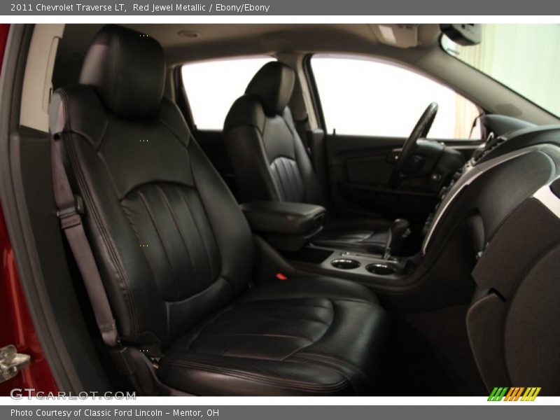 Red Jewel Metallic / Ebony/Ebony 2011 Chevrolet Traverse LT