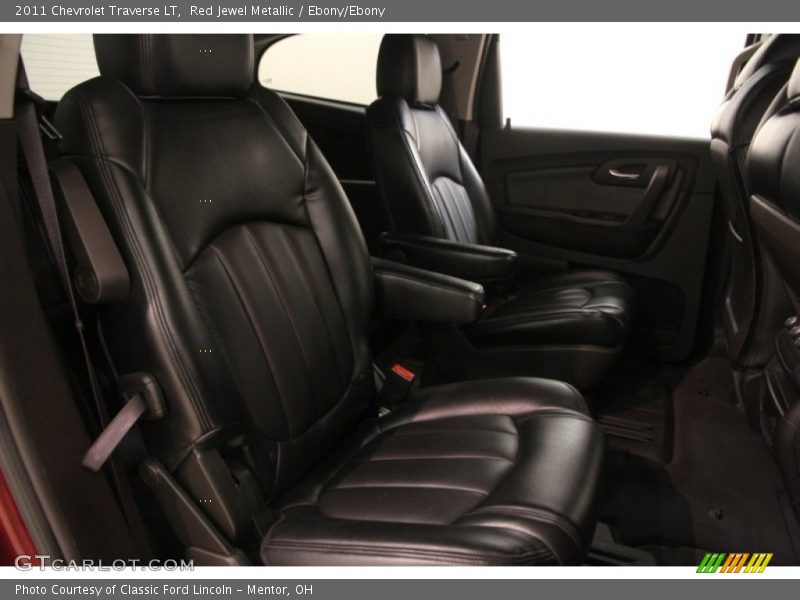Red Jewel Metallic / Ebony/Ebony 2011 Chevrolet Traverse LT
