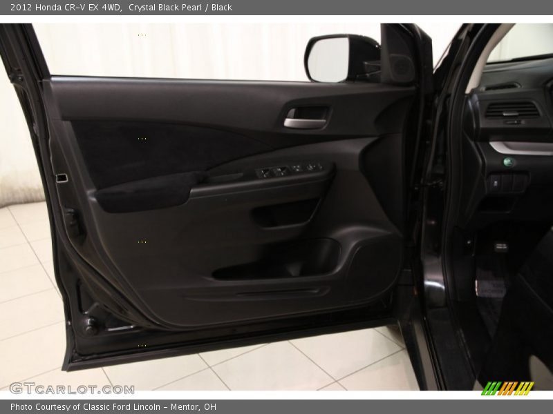 Crystal Black Pearl / Black 2012 Honda CR-V EX 4WD