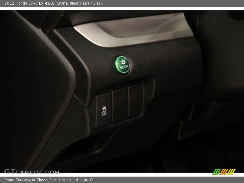 Crystal Black Pearl / Black 2012 Honda CR-V EX 4WD