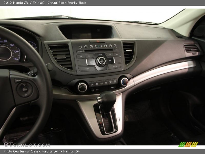 Crystal Black Pearl / Black 2012 Honda CR-V EX 4WD