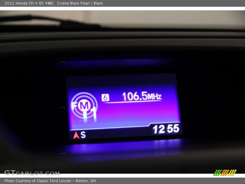 Crystal Black Pearl / Black 2012 Honda CR-V EX 4WD