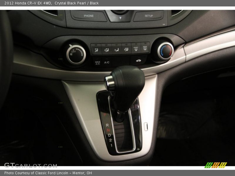 Crystal Black Pearl / Black 2012 Honda CR-V EX 4WD