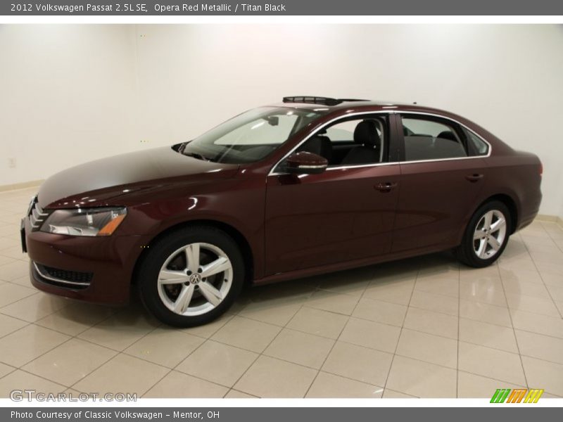 Opera Red Metallic / Titan Black 2012 Volkswagen Passat 2.5L SE