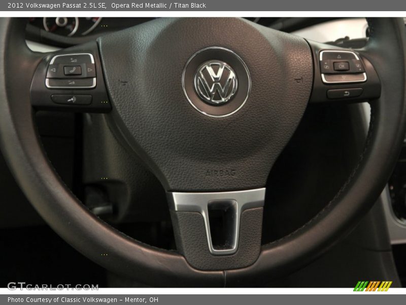 Opera Red Metallic / Titan Black 2012 Volkswagen Passat 2.5L SE