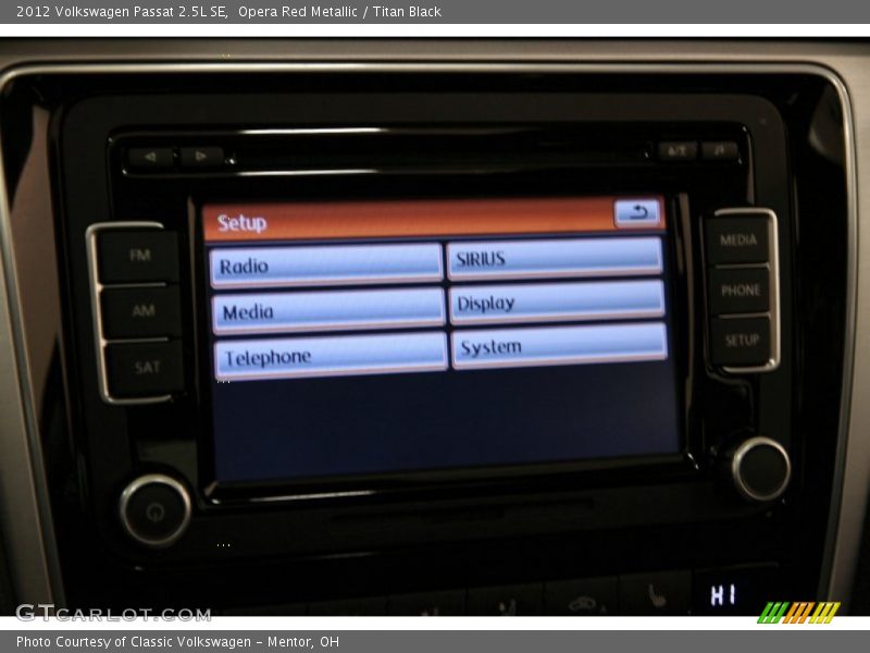 Opera Red Metallic / Titan Black 2012 Volkswagen Passat 2.5L SE