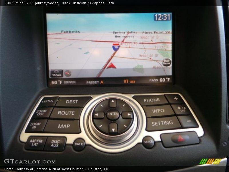 Black Obsidian / Graphite Black 2007 Infiniti G 35 Journey Sedan