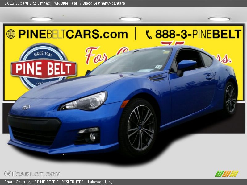 WR Blue Pearl / Black Leather/Alcantara 2013 Subaru BRZ Limited