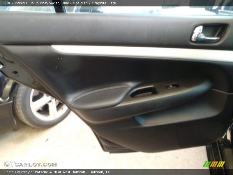 Black Obsidian / Graphite Black 2007 Infiniti G 35 Journey Sedan