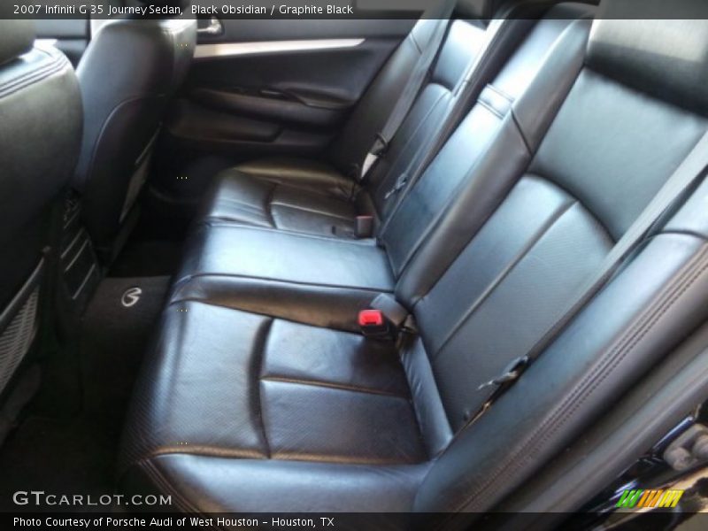 Black Obsidian / Graphite Black 2007 Infiniti G 35 Journey Sedan