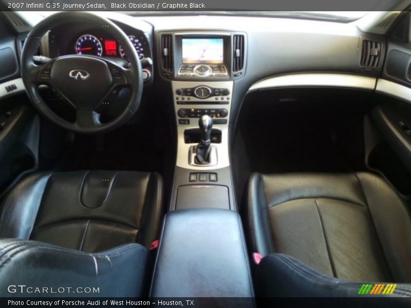 Black Obsidian / Graphite Black 2007 Infiniti G 35 Journey Sedan