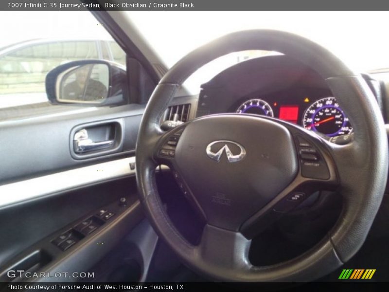 Black Obsidian / Graphite Black 2007 Infiniti G 35 Journey Sedan