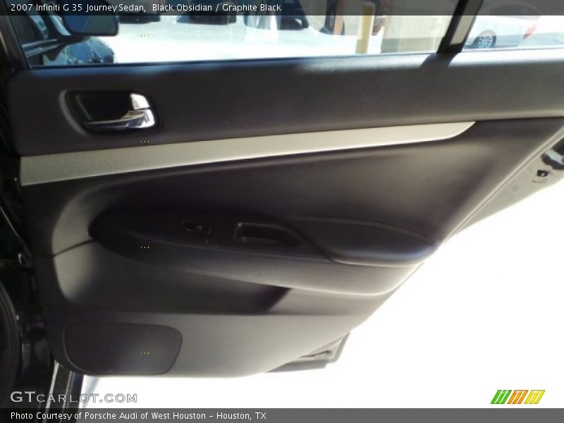 Black Obsidian / Graphite Black 2007 Infiniti G 35 Journey Sedan