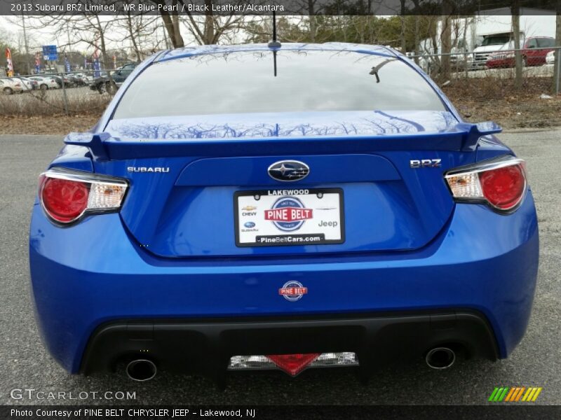 WR Blue Pearl / Black Leather/Alcantara 2013 Subaru BRZ Limited