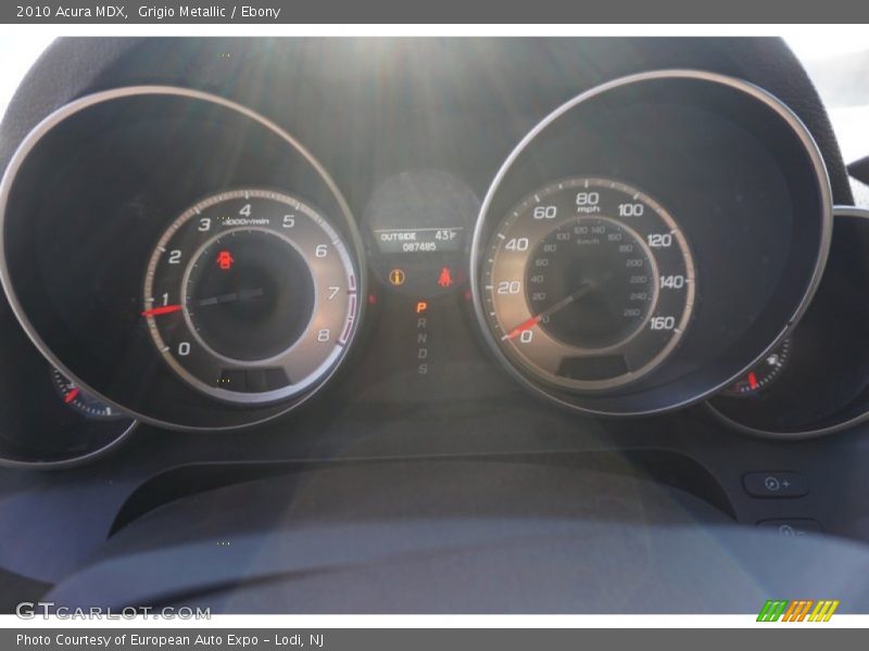 Grigio Metallic / Ebony 2010 Acura MDX