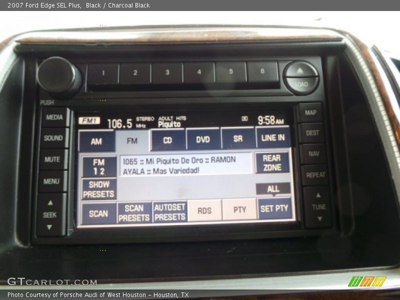 Black / Charcoal Black 2007 Ford Edge SEL Plus