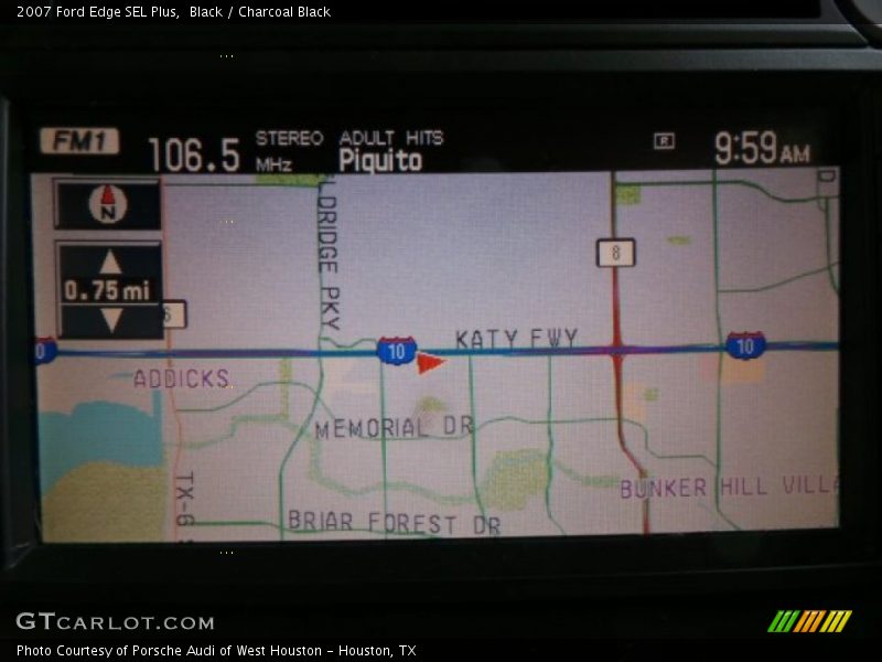 Black / Charcoal Black 2007 Ford Edge SEL Plus