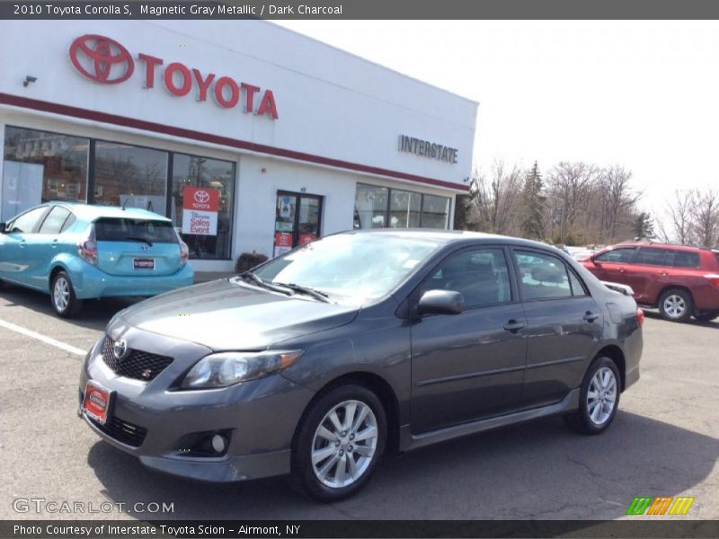 Magnetic Gray Metallic / Dark Charcoal 2010 Toyota Corolla S