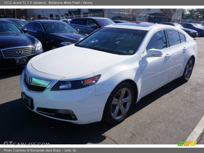 Bellanova White Pearl / Ebony 2012 Acura TL 3.5 Advance