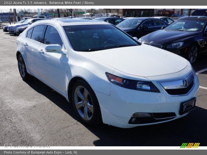 Bellanova White Pearl / Ebony 2012 Acura TL 3.5 Advance