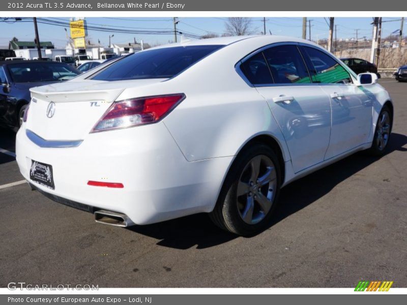 Bellanova White Pearl / Ebony 2012 Acura TL 3.5 Advance
