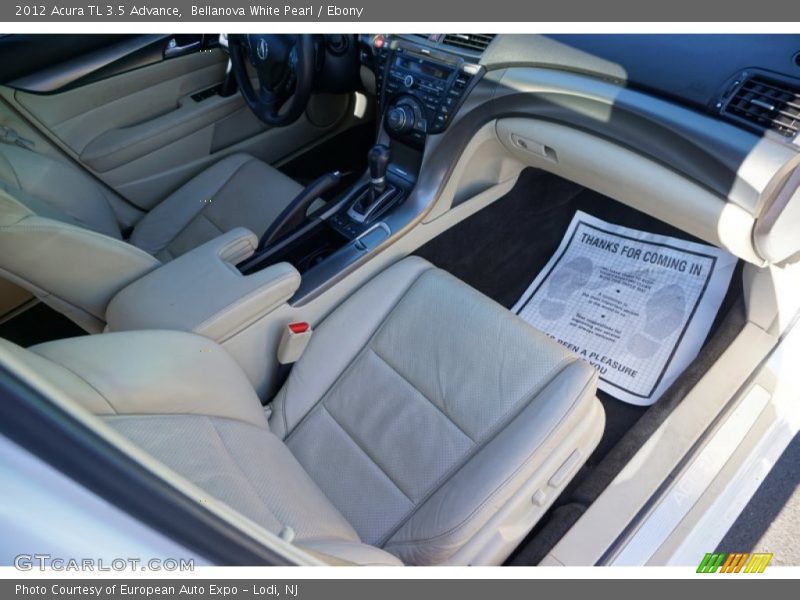 Bellanova White Pearl / Ebony 2012 Acura TL 3.5 Advance
