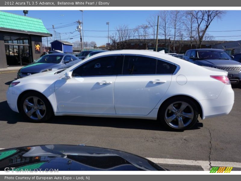 Bellanova White Pearl / Ebony 2012 Acura TL 3.5 Advance